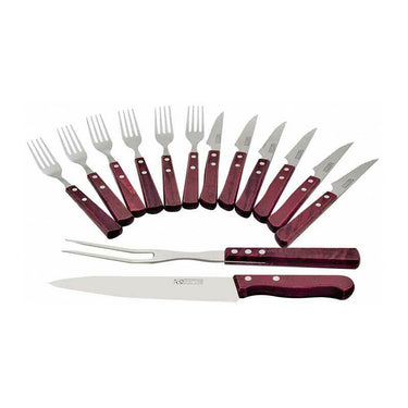 14 Piece Sienna Stainless Steel Steak Cutlery Set